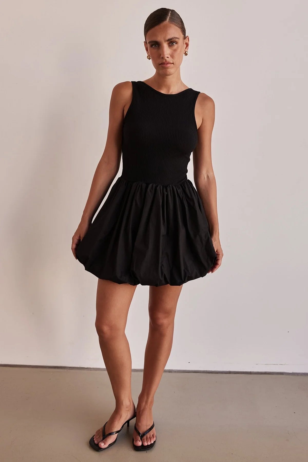 Rosamund Mini Dress - Black