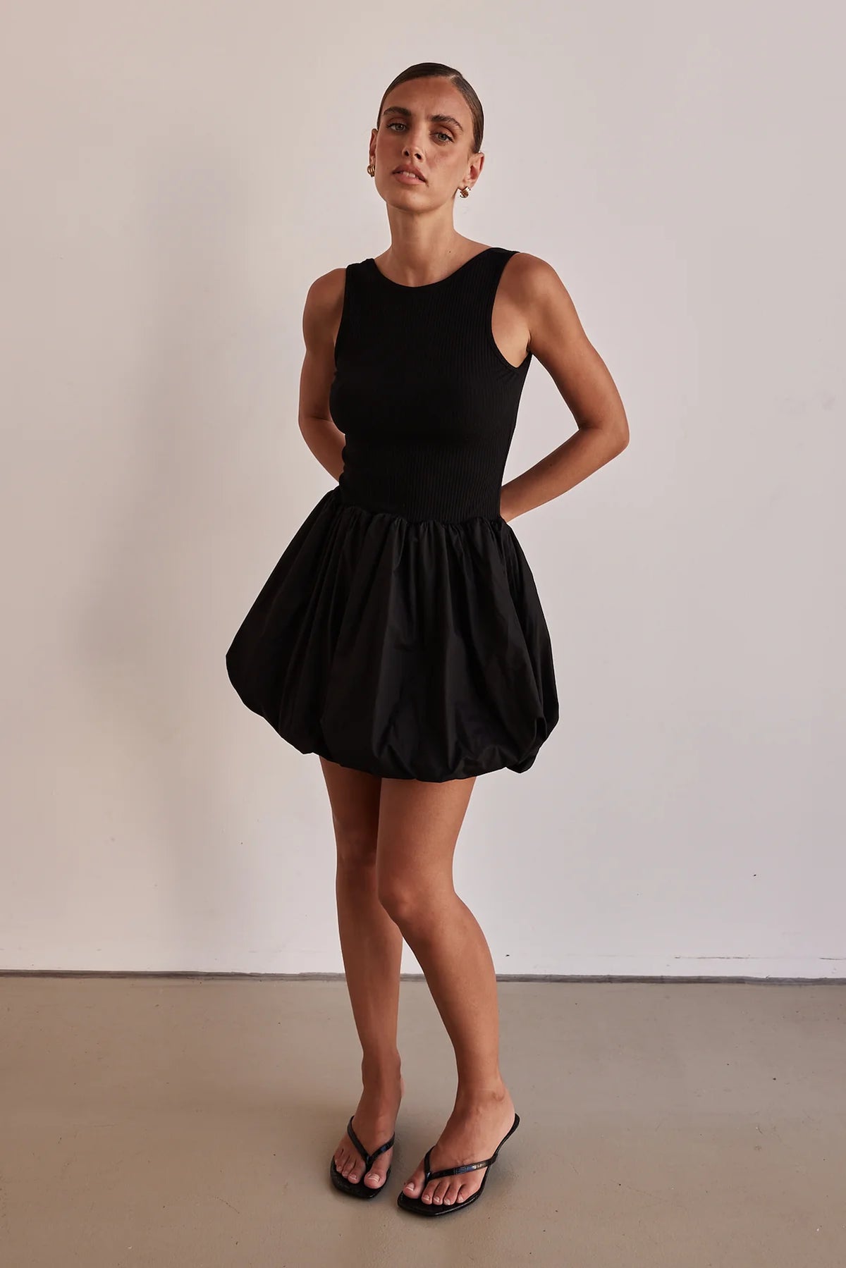 Rosamund Mini Dress - Black