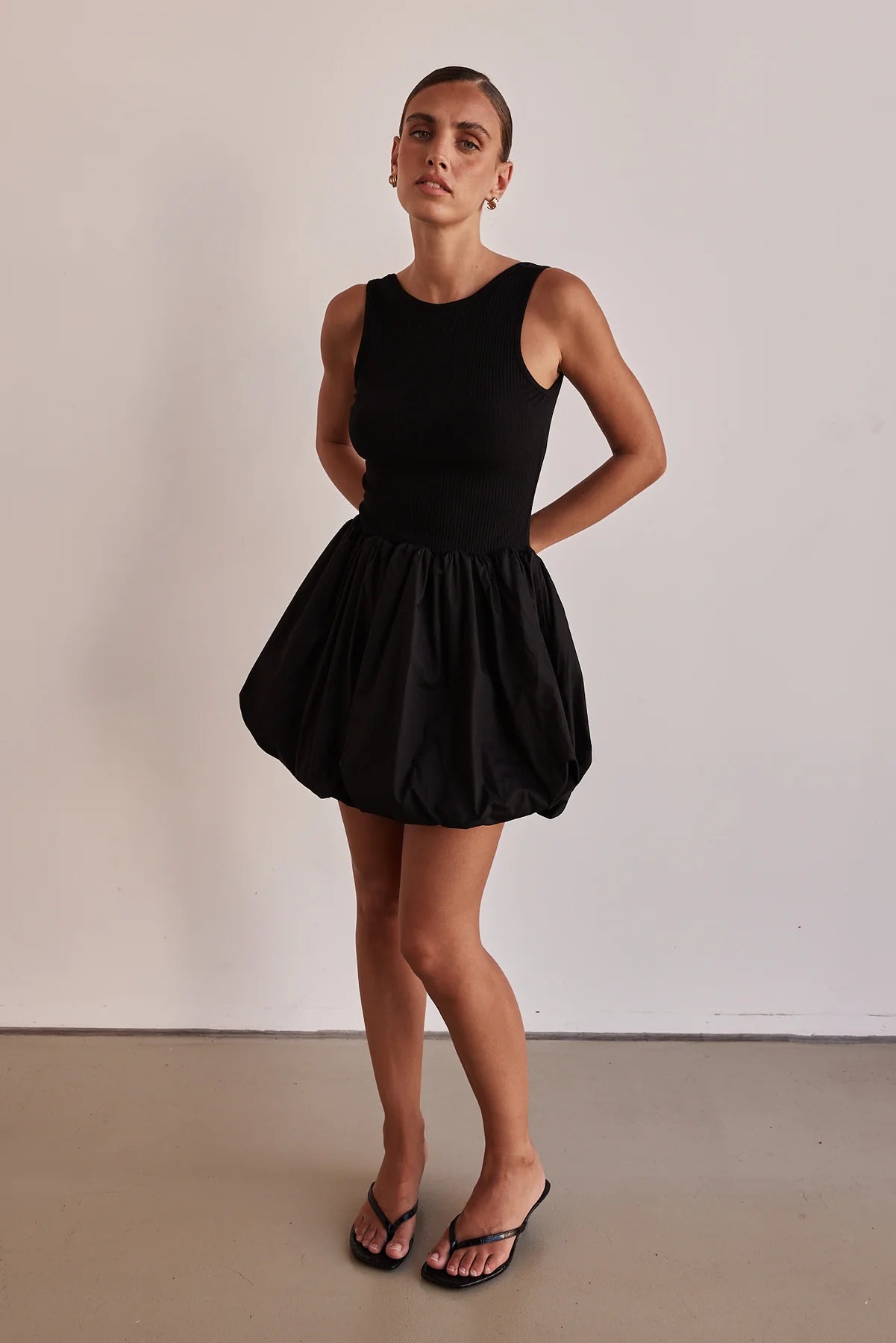 Rosamund Mini Dress - Black