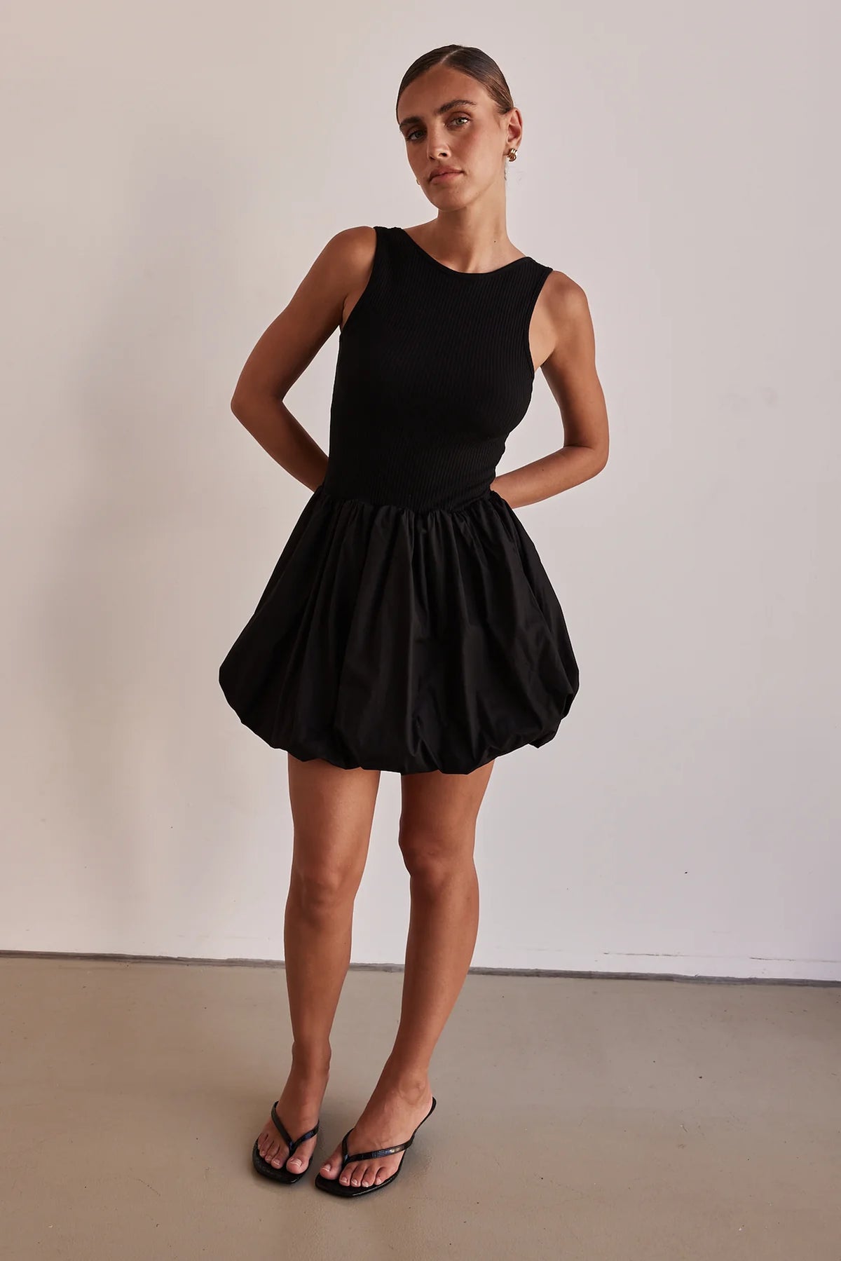 Rosamund Mini Dress - Black