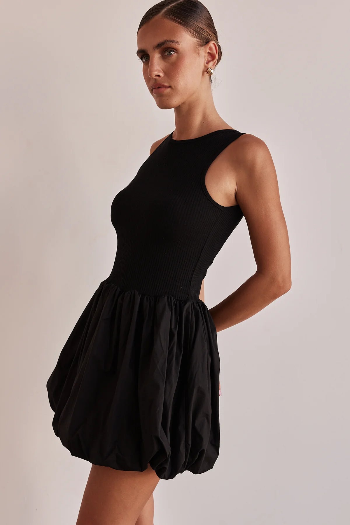 Rosamund Mini Dress - Black