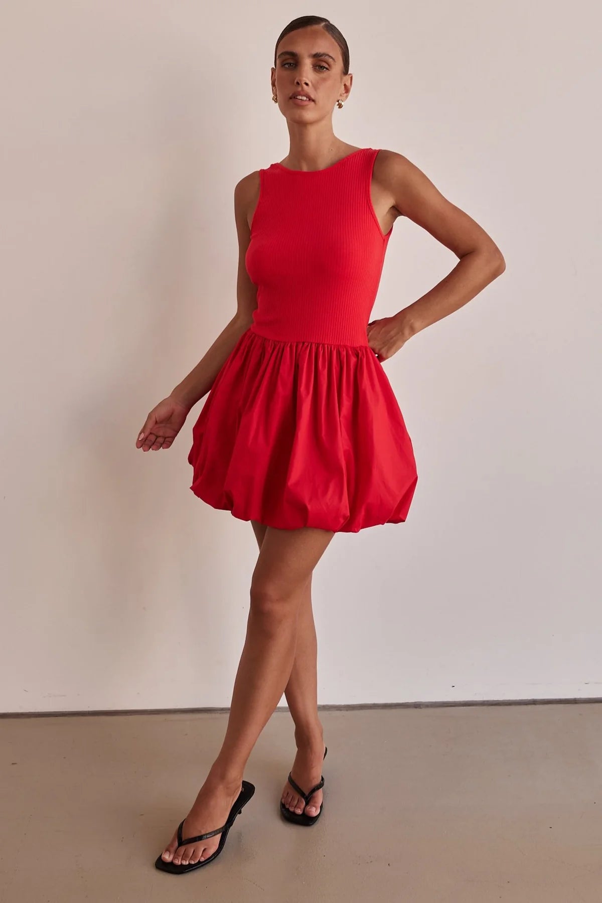 Rosamund Mini Dress - Red