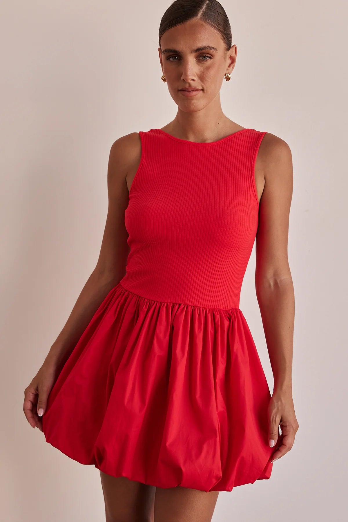 Rosamund Mini Dress - Red