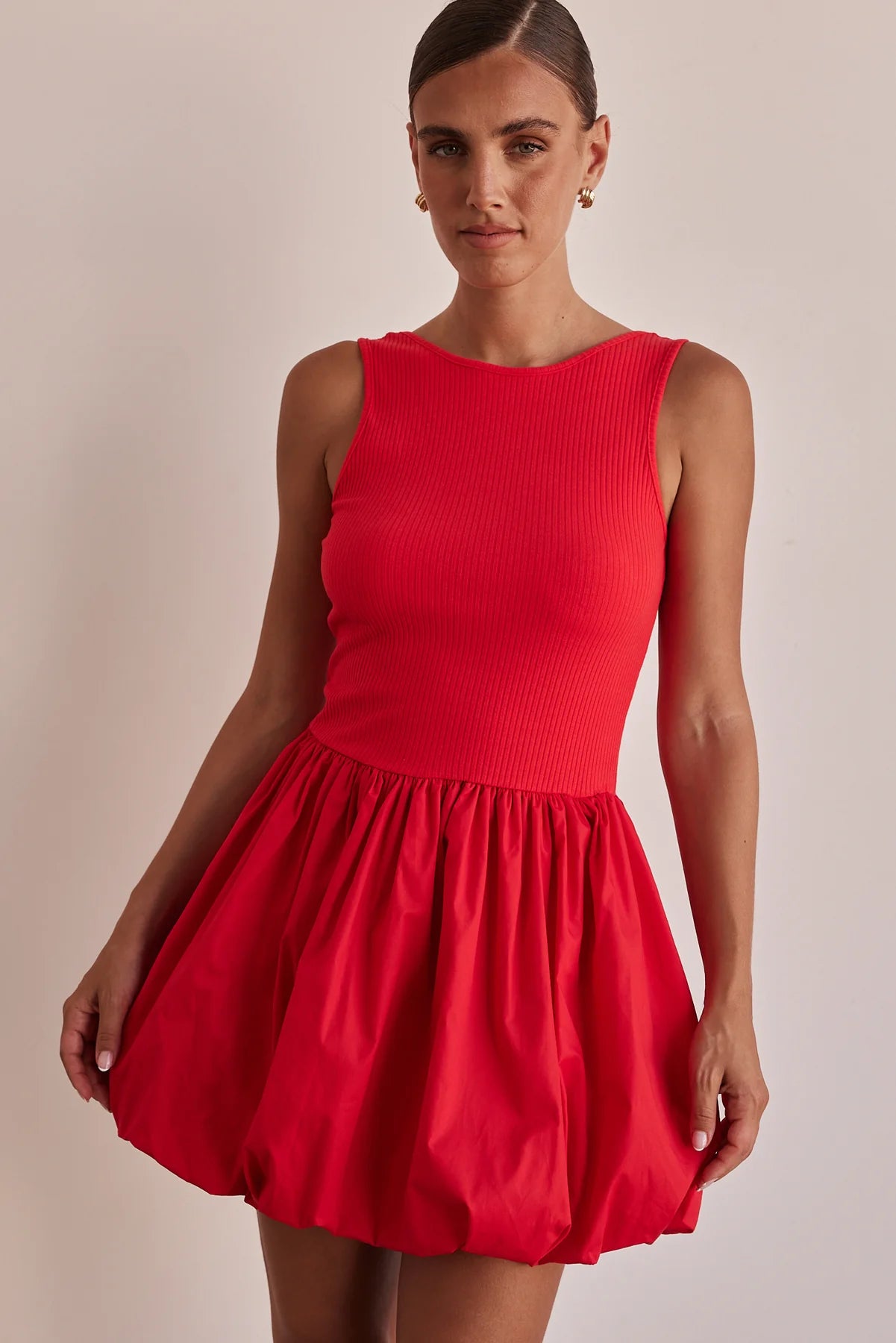 Rosamund Mini Dress - Red