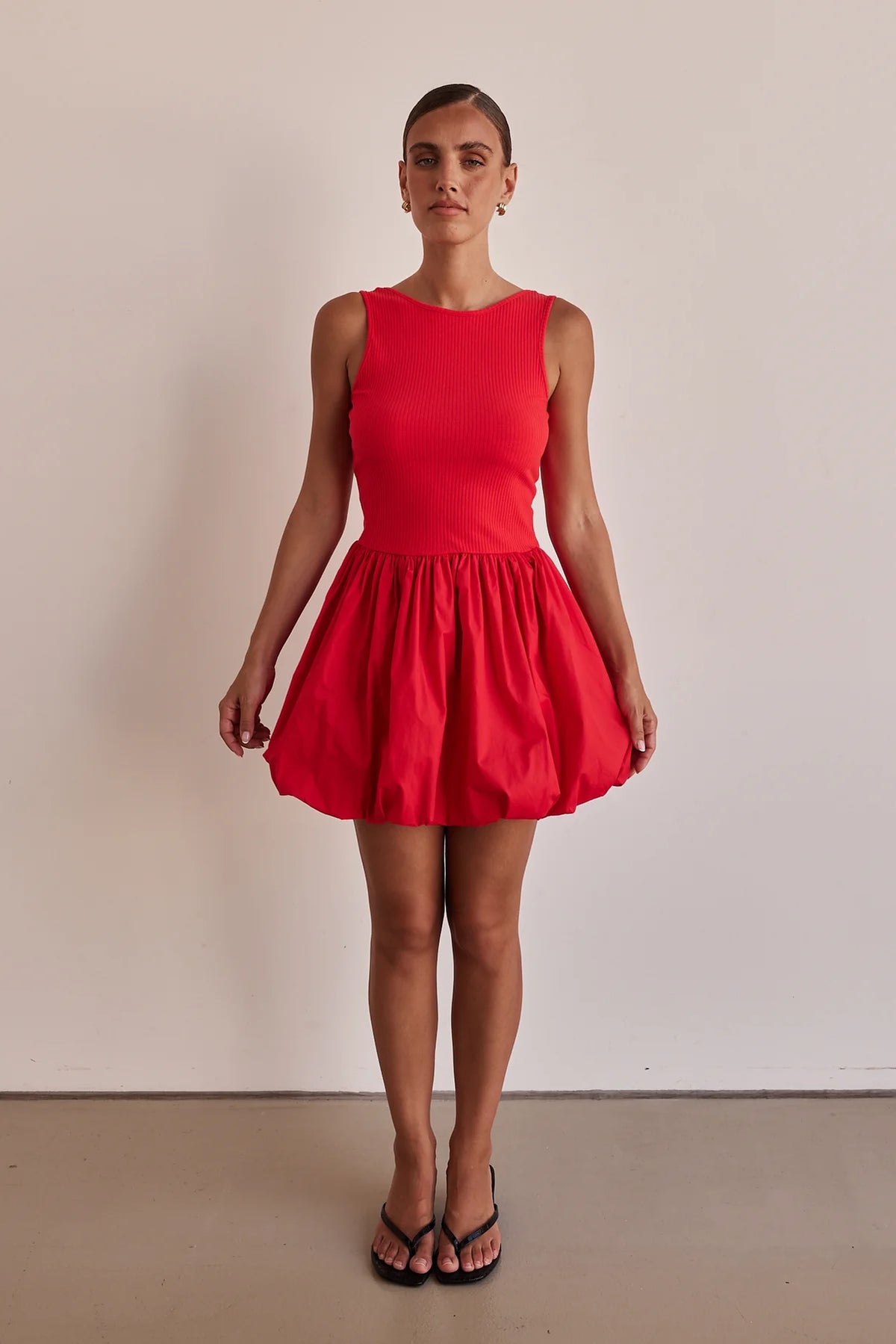 Rosamund Mini Dress - Red