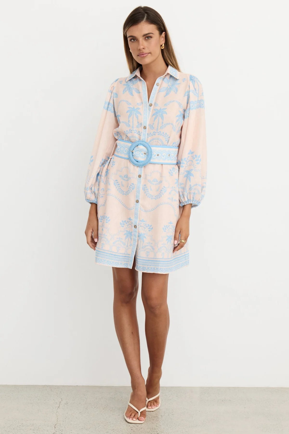 Xander Mini Dress - Blue