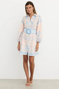 Xander Mini Dress - Blue