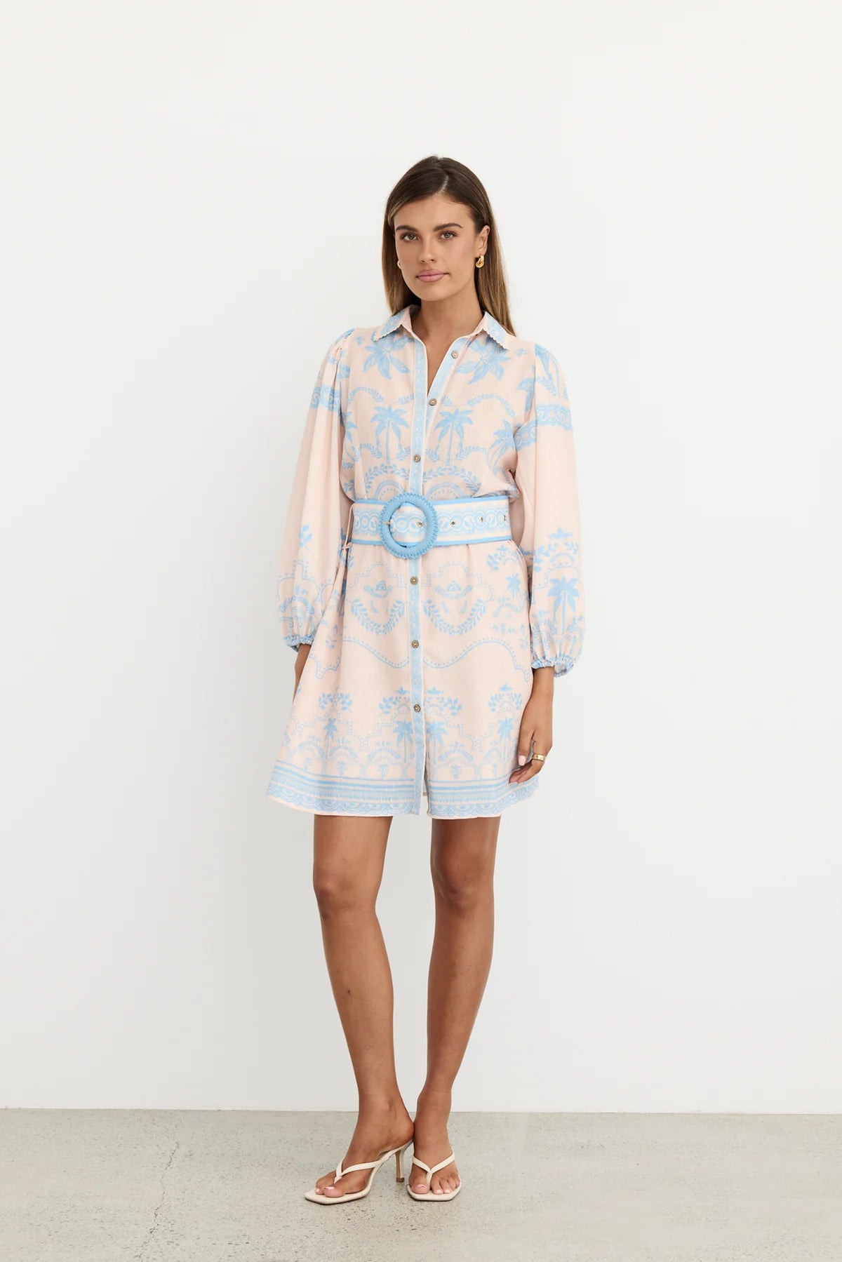 Xander Mini Dress - Blue