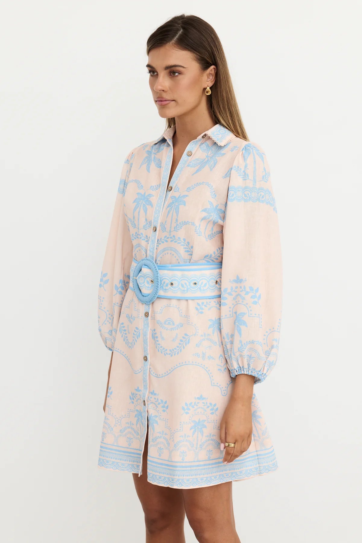 Xander Mini Dress - Blue