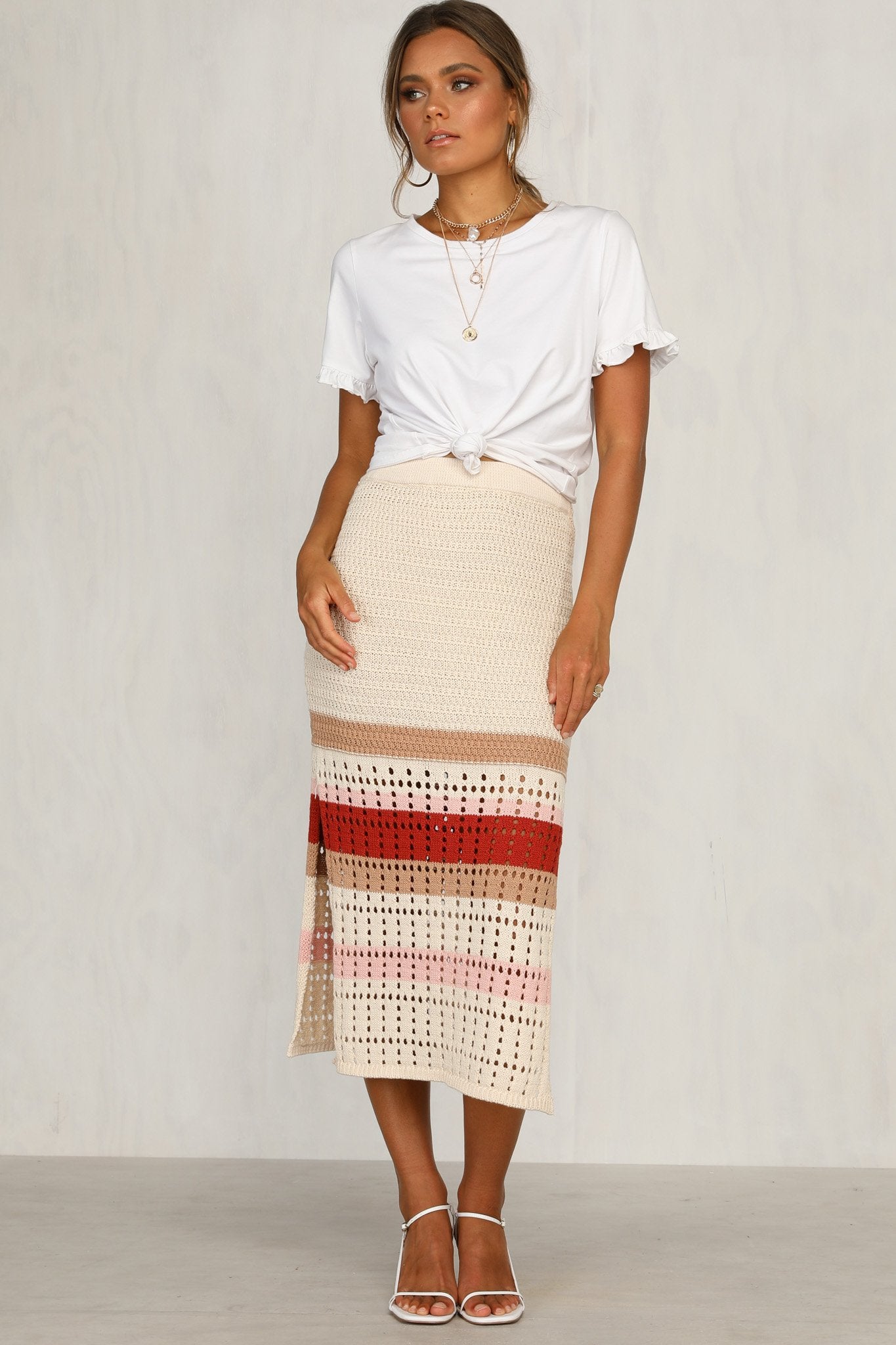 Panorama Knit Skirt