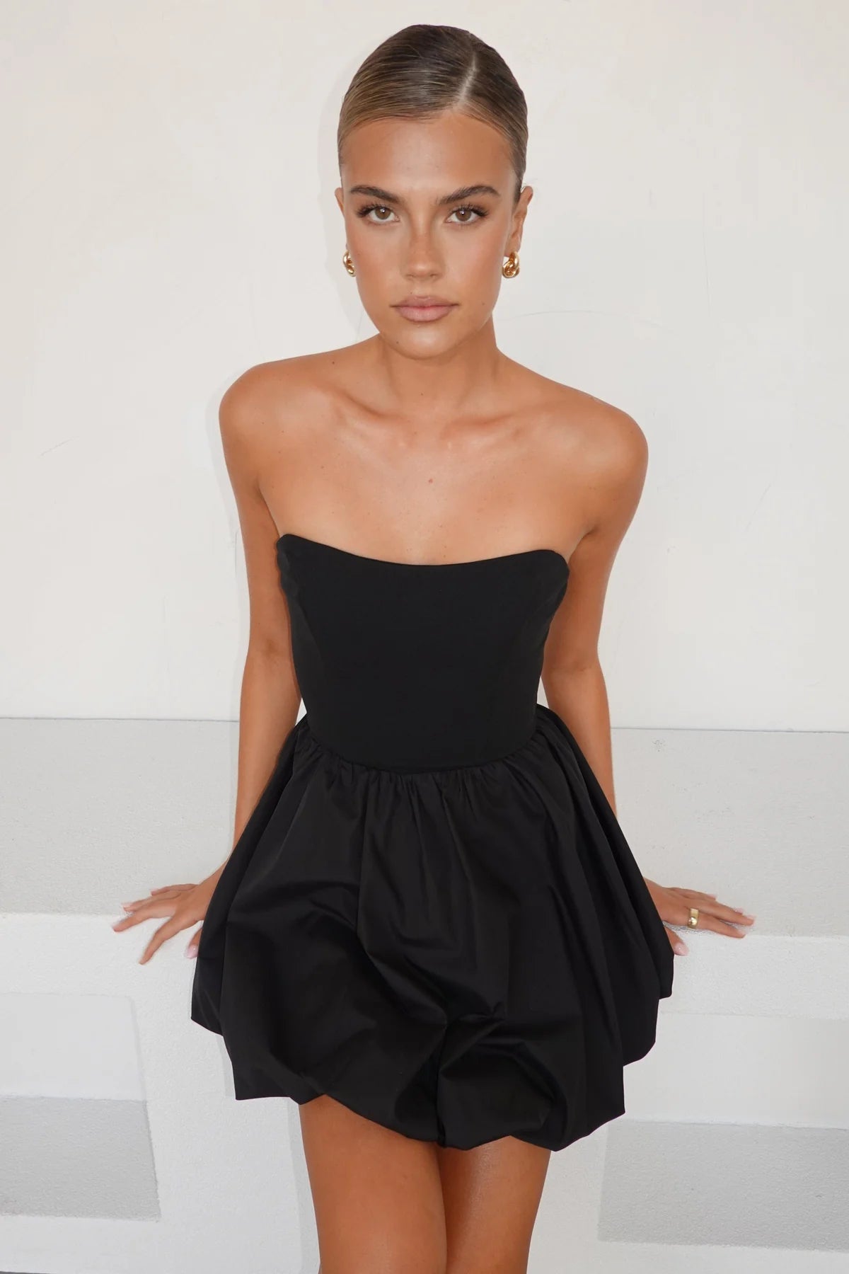 Niamh Mini Dress - Black
