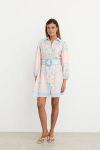 Xander Mini Dress - Blue