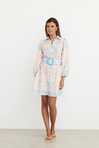Xander Mini Dress - Blue